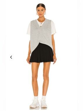 Lovers & Friends Amara Skirt black tennis pleated skirt XL